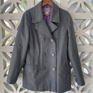 Delia’s Gray Wool Blend Pea Coat